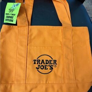 Orange Canvas Tote Bag